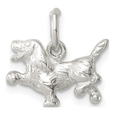 Sterling Silver Dog Pendant