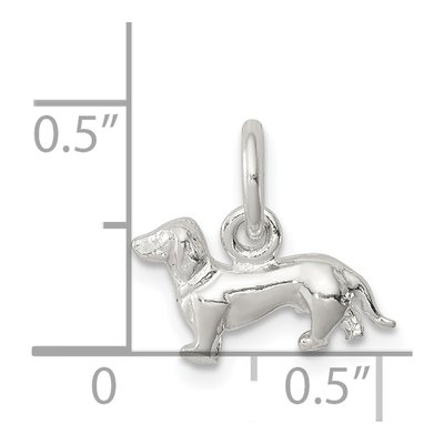 Sterling Silver Dog Pendant – view 4