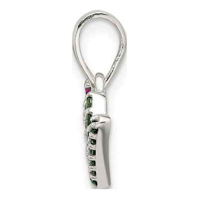 Sterling Silver CZ Joy Pendant – view 3