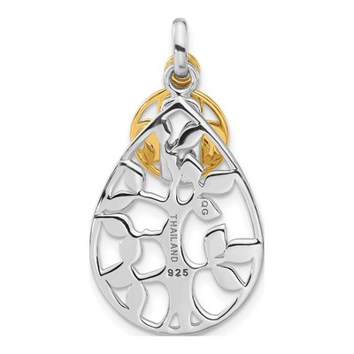 Sterling Silver Tree Pendant – view 3