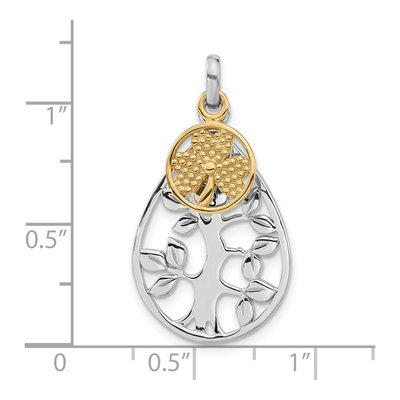 Sterling Silver Tree Pendant – view 4