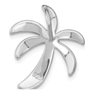 Sterling Silver Palm Tree Slide Pendant – view 4