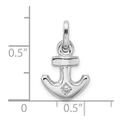 Sterling Silver Anchor Charm – view 5