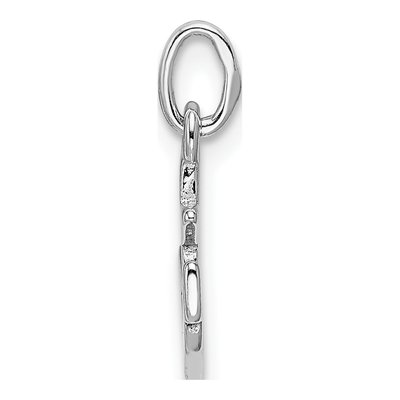 Sterling Silver Anchor Pendant – view 3