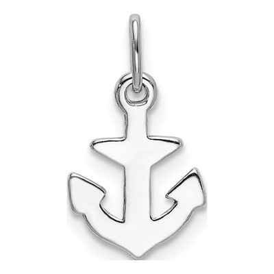 Sterling Silver Anchor Pendant – view 4