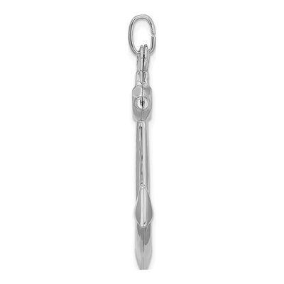 Sterling Silver Anchor Pendant – view 3