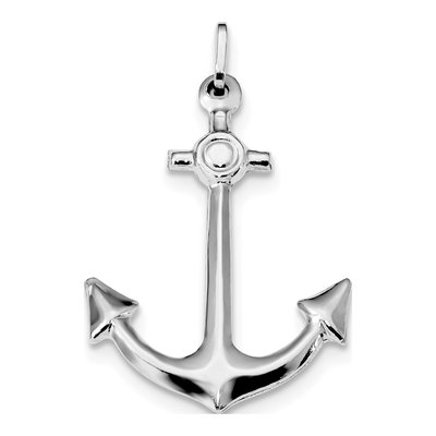 Sterling Silver Anchor Pendant