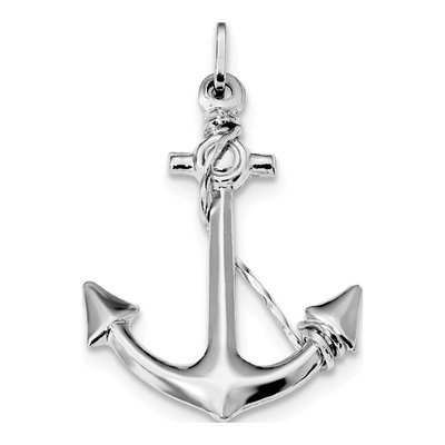 Sterling Silver Anchor Pendant