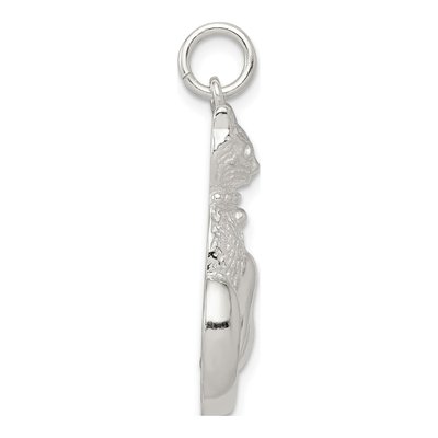 Sterling Silver Cat Pendant – view 3
