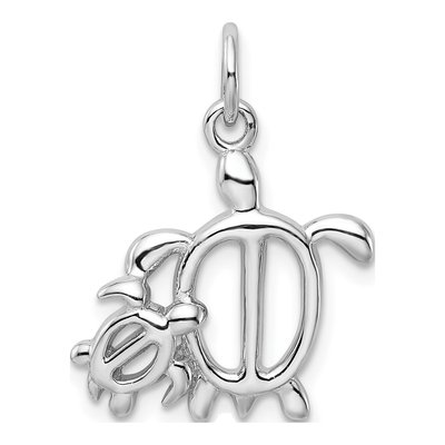 Sterling Silver Turtle Pendant