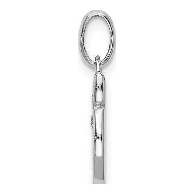 Sterling Silver Enamel Apple Pendant – view 3