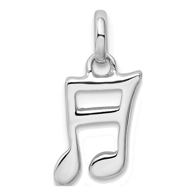 Sterling Silver Music Note Pendant