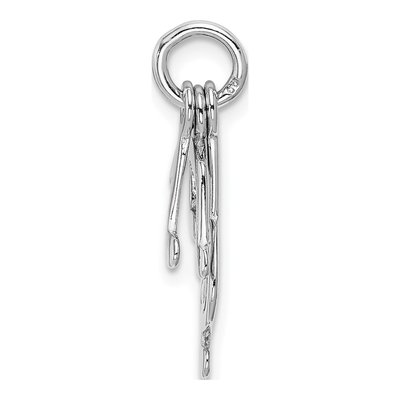 Sterling Silver Music Notes Charm – view 3