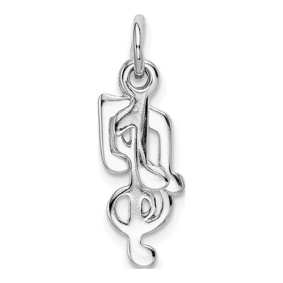 Sterling Silver Music Notes Charm – view 4