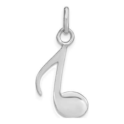 Sterling Silver Music Note Charm – view 4