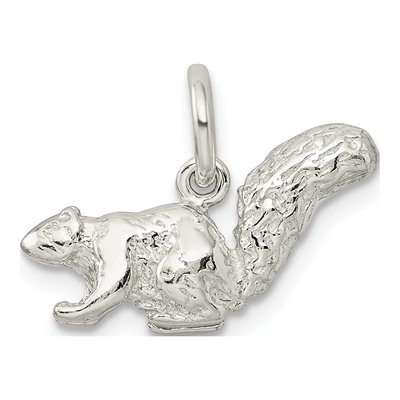 Sterling Silver Squirrel Charm – view 4