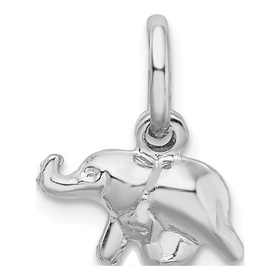 Sterling Silver Elephant Pendant – view 4