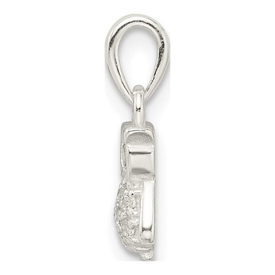 Sterling Silver CZ Owl Pendant – view 3