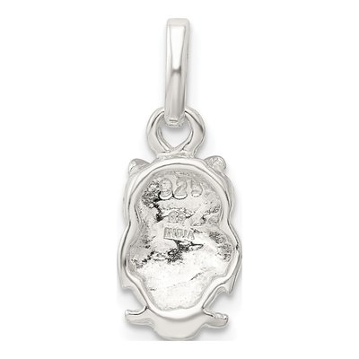 Sterling Silver Owl Pendant – view 4