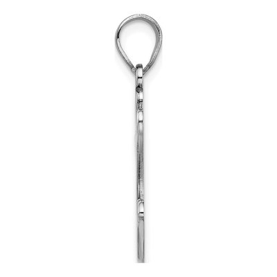 Sterling Silver Autism Awareness Handprint Pendant – view 3