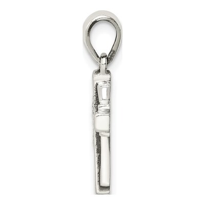 Sterling Silver Antiqued Cross Pendant – view 3