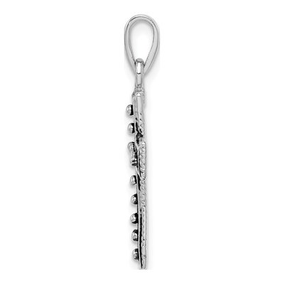 Sterling Silver Antiqued Cross Pendant – view 3