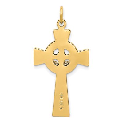 Gold-Plated Sterling Silver INRI Crucifix Pendant – view 4
