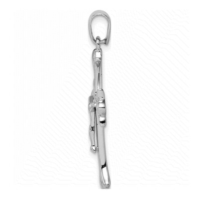 Sterling Silver Crucifix Pendant – view 3