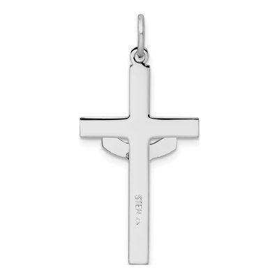 Sterling Silver Risen Christ Cross Pendant – view 4