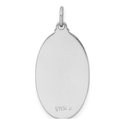 Sterling Silver St Christopher Medal Pendant – view 4