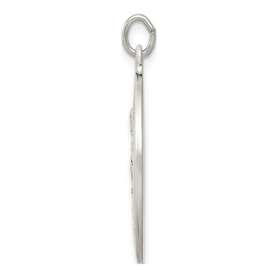 Sterling Silver Antiqued St Joseph Medal Pendant – view 3