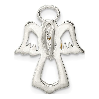 Sterling Silver Angel Slide Pendant – view 4