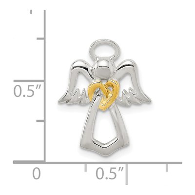 Sterling Silver Angel Slide Pendant – view 5