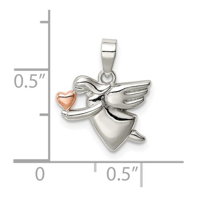 Sterling Silver Angel Pendant – view 5