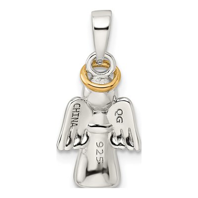 Sterling Silver Angel Pendant – view 4