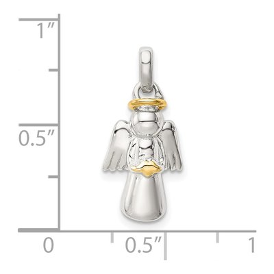 Sterling Silver Angel Pendant – view 5