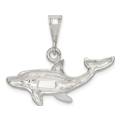 Sterling Silver Dolphin Pendant – view 5