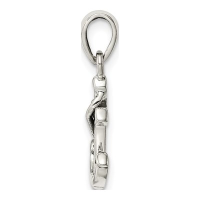 Sterling Silver Anchor Pendant – view 3