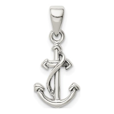 Sterling Silver Anchor Pendant