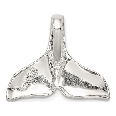 Sterling Silver Whale Tail Pendant – view 5
