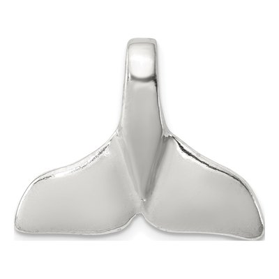 Sterling Silver Whale Tail Pendant