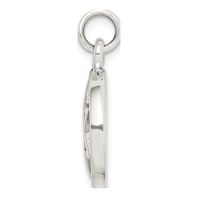 Sterling Silver Antiqued Star of David Pendant – view 3