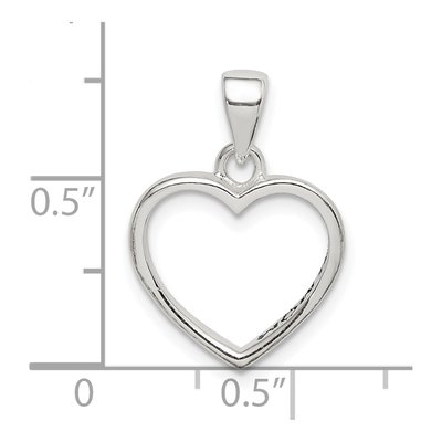 Sterling Silver 'love You Mom' Heart Pendant – view 6