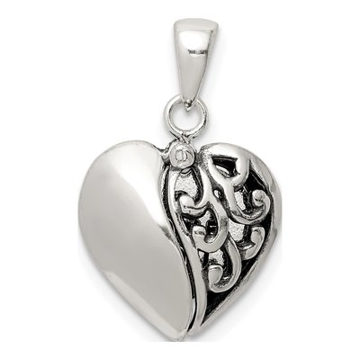 Sterling Silver I Love You Heart Locket