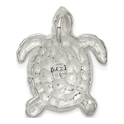 Sterling Silver Turtle Pendant – view 5