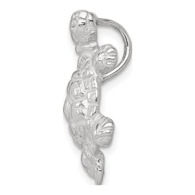 Sterling Silver Turtle Pendant – view 3
