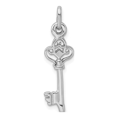 Sterling Silver Key Pendant – view 4
