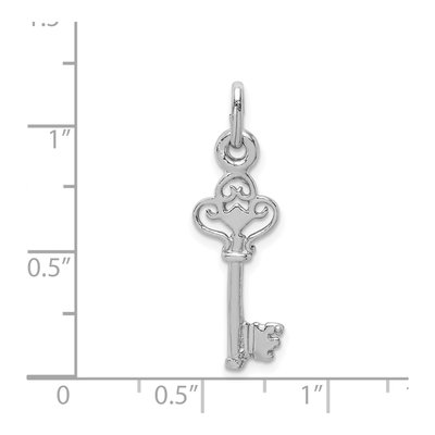 Sterling Silver Key Pendant – view 5