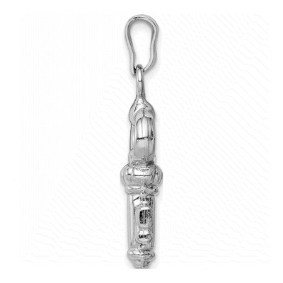 Sterling Silver Key Pendant – view 3