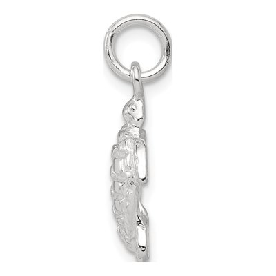 Sterling Silver Turtle Pendant – view 3